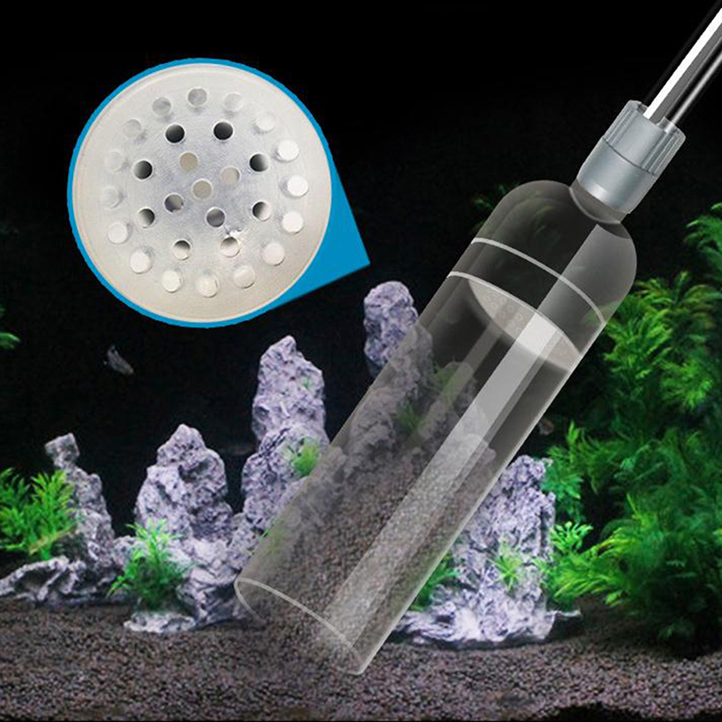 Gravel Vacuum Cleaner - 1Pc Semi-automatico Acquario Pulito Aspirapolvere Cambio
