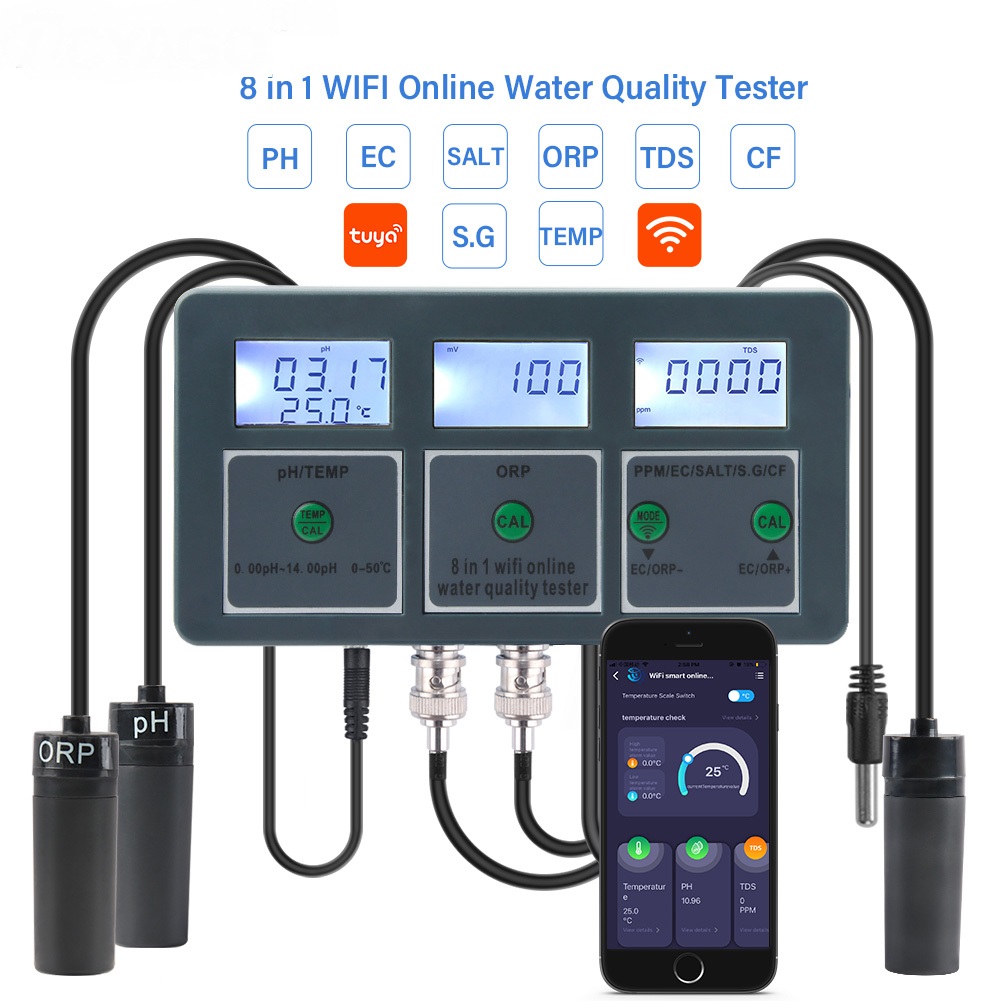 Aquarium Fish Online - Tuya WiFi Digitale PH ORP TDS