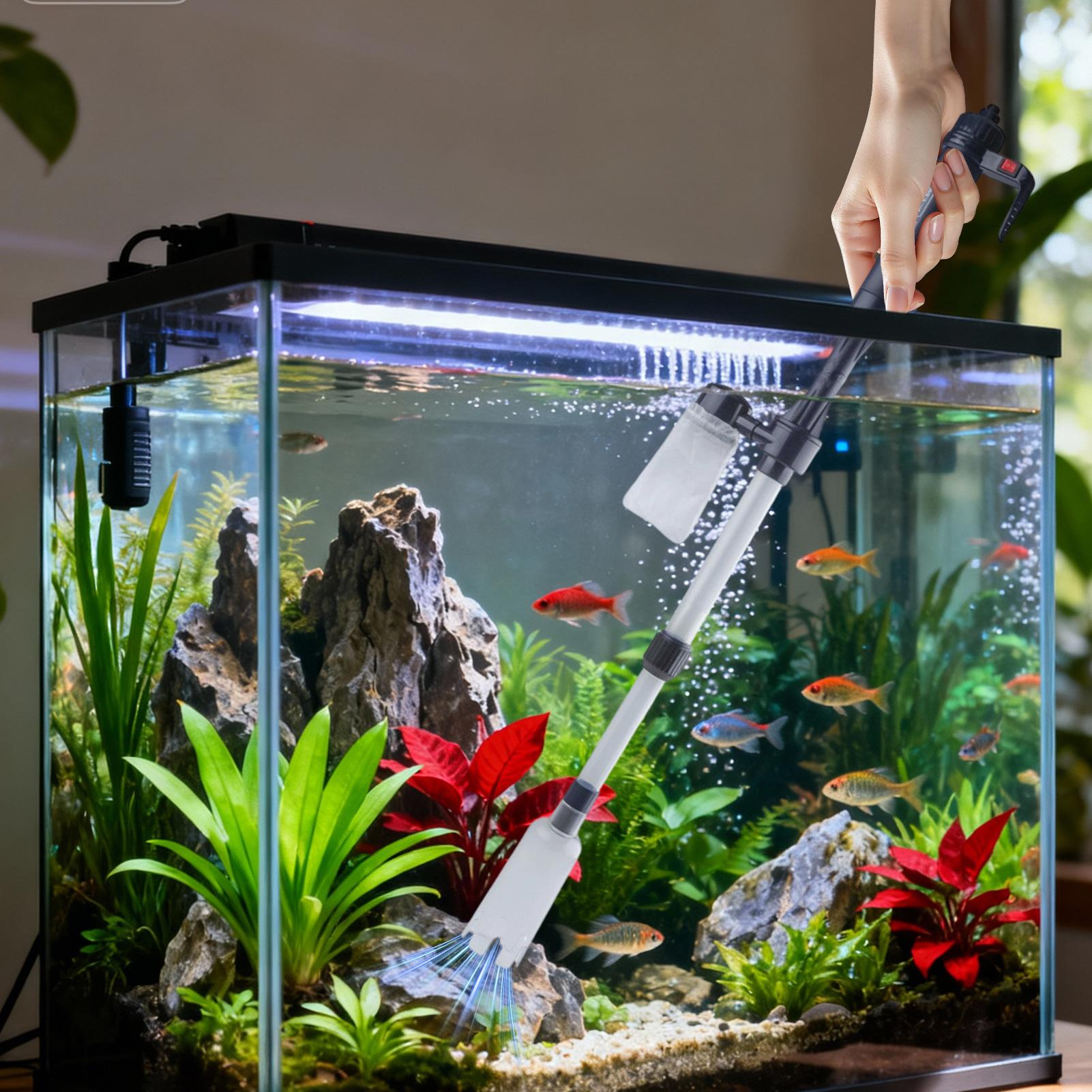 Gravel Vacuum Cleaner - Aspiratore per Acquario 3 in 1