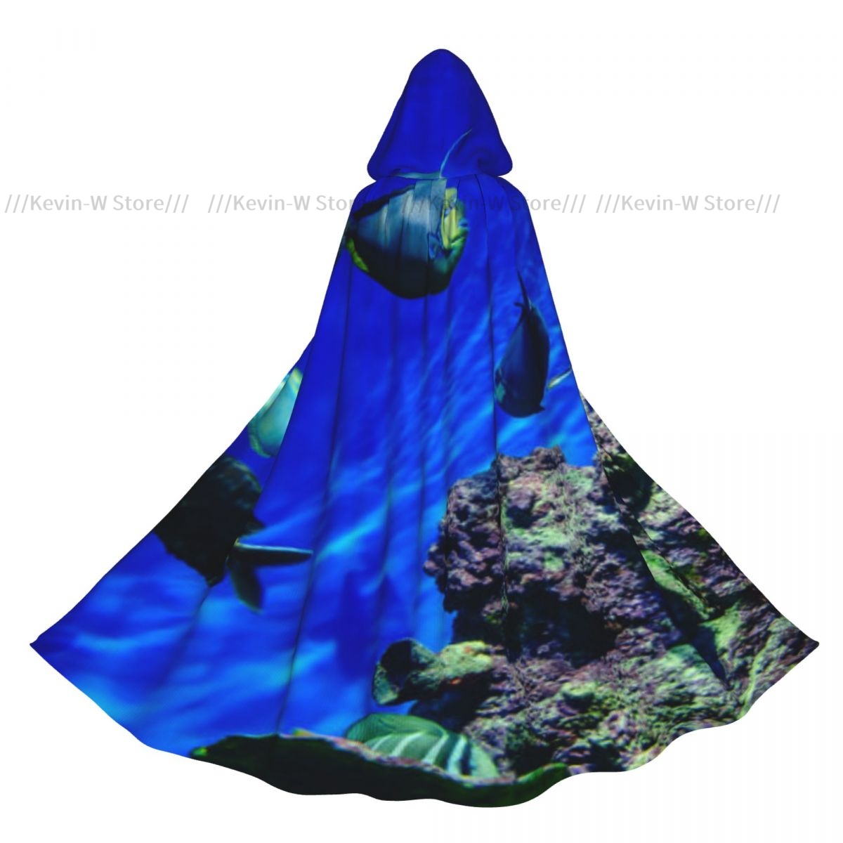 Aquarium Queen Fish - Costume da strega unisex con cappuccio