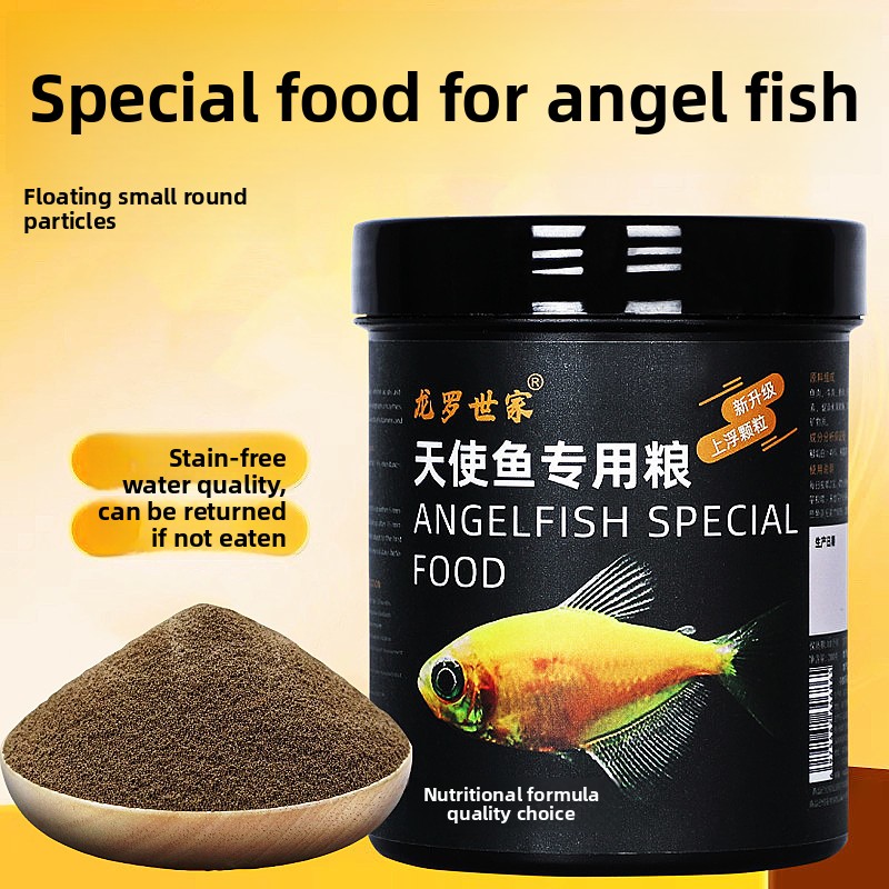 All Fish In Aquarium - LONGLUOSHIJIA Angelfish Special Food - Piccole