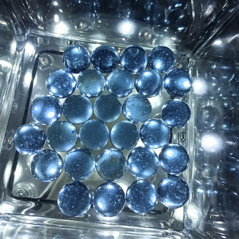 Aquarium Fish Farm - Biglie di Vetro Colorate 14/16/17mm per