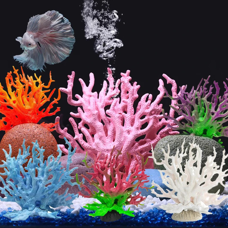 Aquarium Fish Colour - Simulazione di corallo dell'acquario Piante per