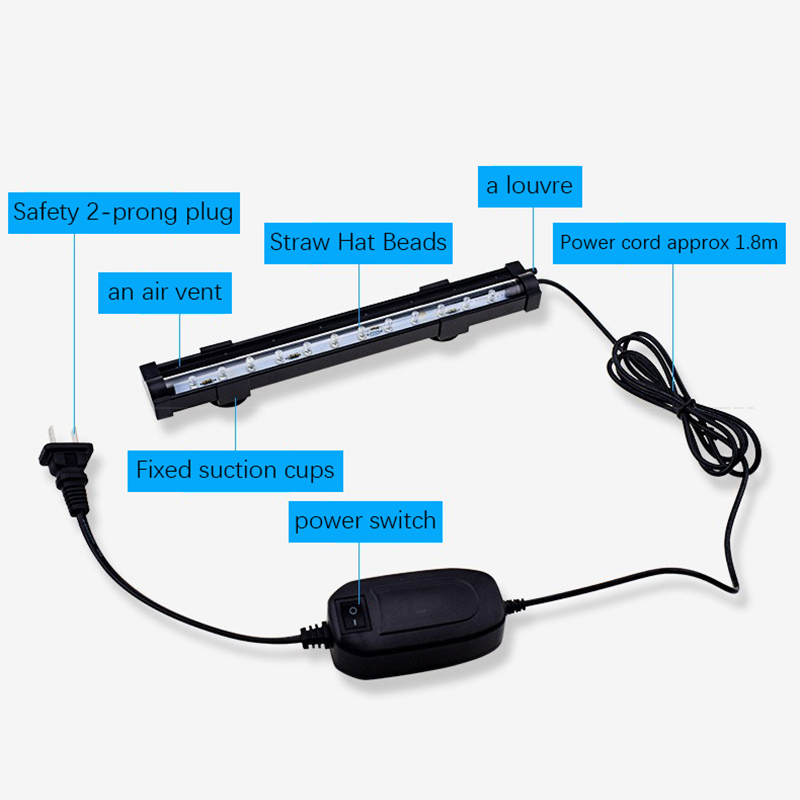 Nuovo acquario LED Bubble Ligh - Aquarium Fish Colour recensione e prezzo