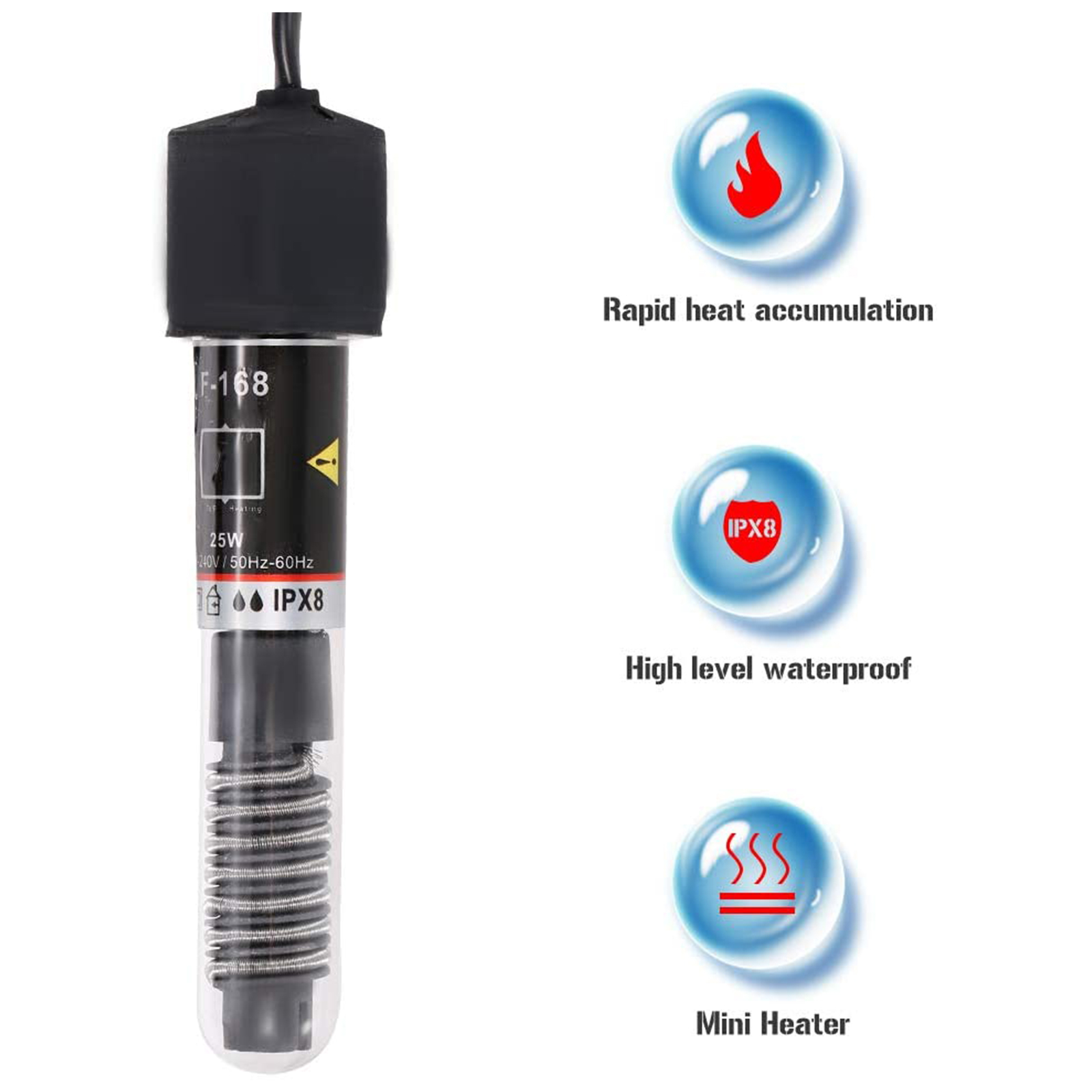 Mini riscaldatore per acquario - Aquarium Heater Submersible recensione e prezzo