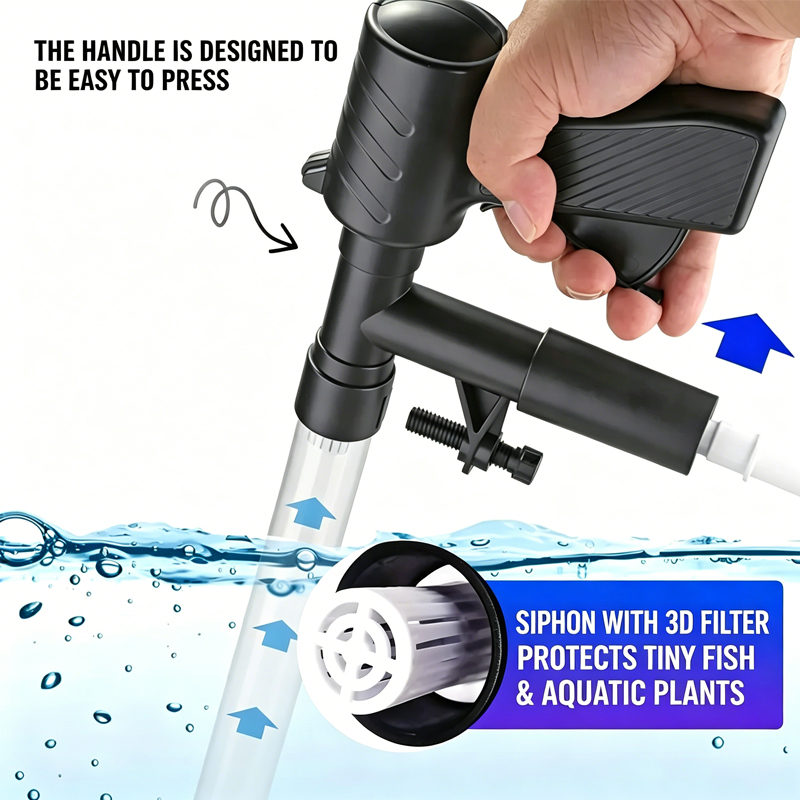 Pompa per Cambio Acqua Acquari - Gravel Vacuum Cleaner recensione e prezzo