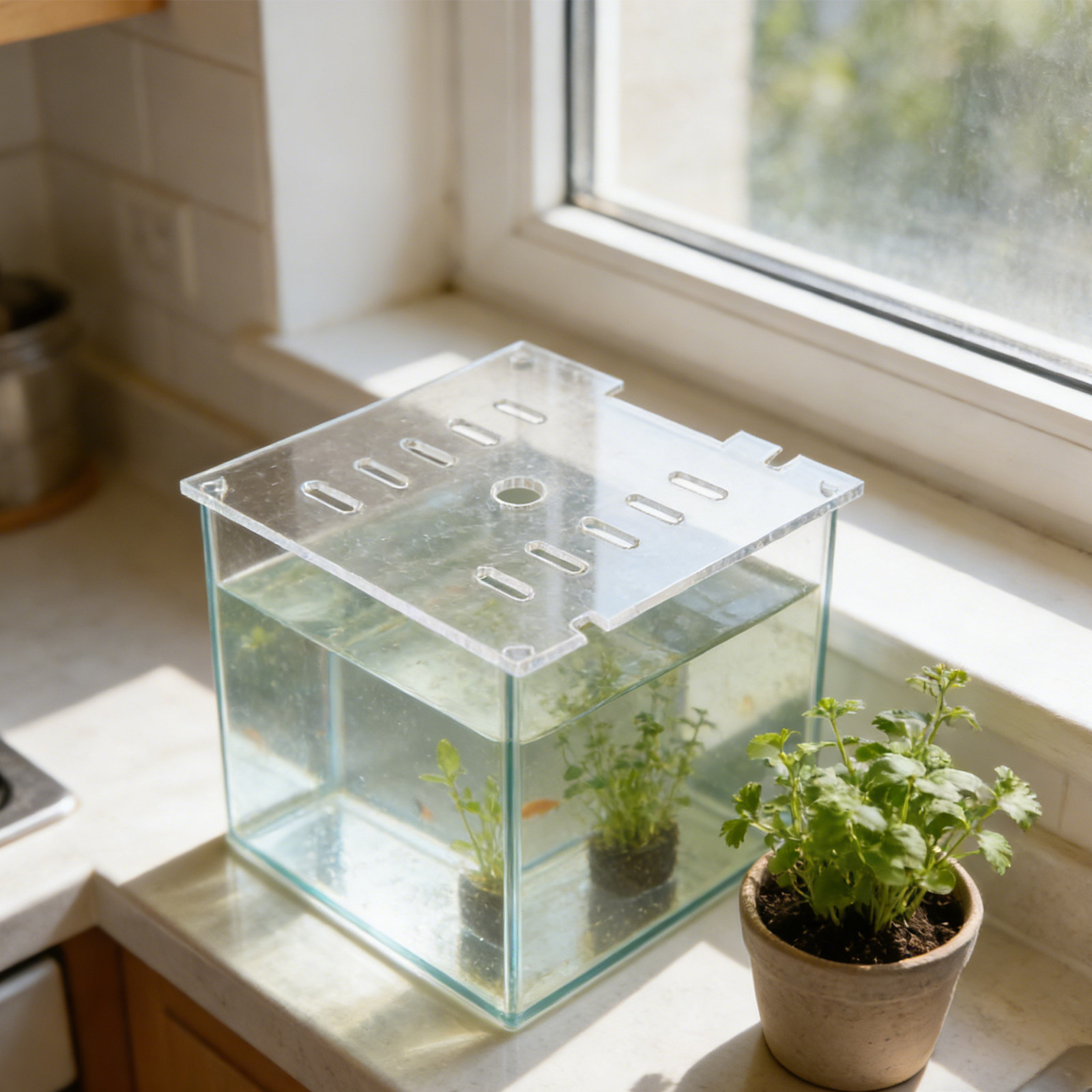 Coperchio Superiore in Acrilic - Aquarium Fish Jumping recensione e prezzo